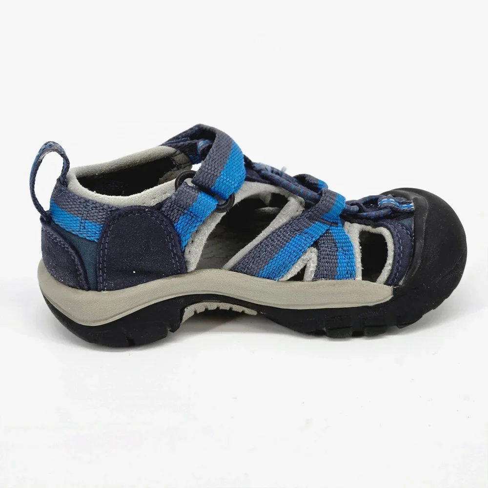 KEEN Kids Newport H2 Waterproof Sport Sandals Blue Depths Toddler Size 9 VGUC